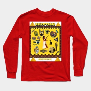 Egyptian Aesthetic Long Sleeve T-Shirt